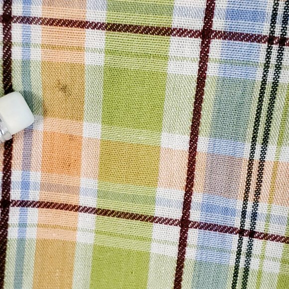 Ruthless Art Shirt Men's 3XL Multicolor Plaid Embroidered Snap Front - Picture 9 of 13